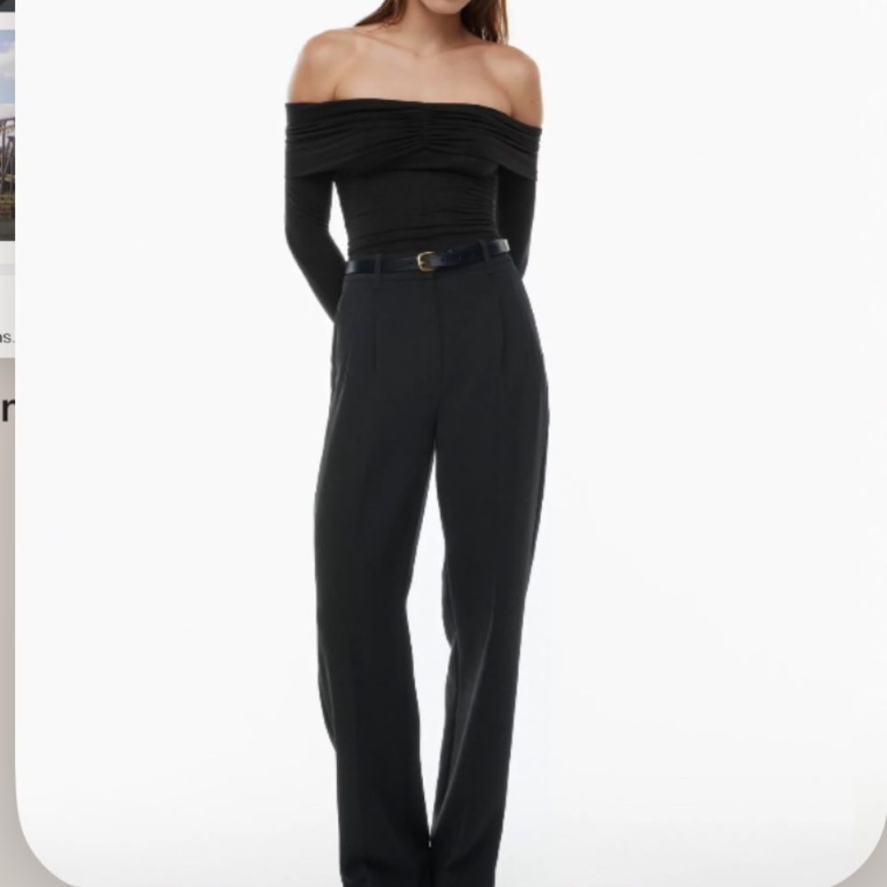 NWT Aritzia Babaton Effortless Pant Size 4 Black